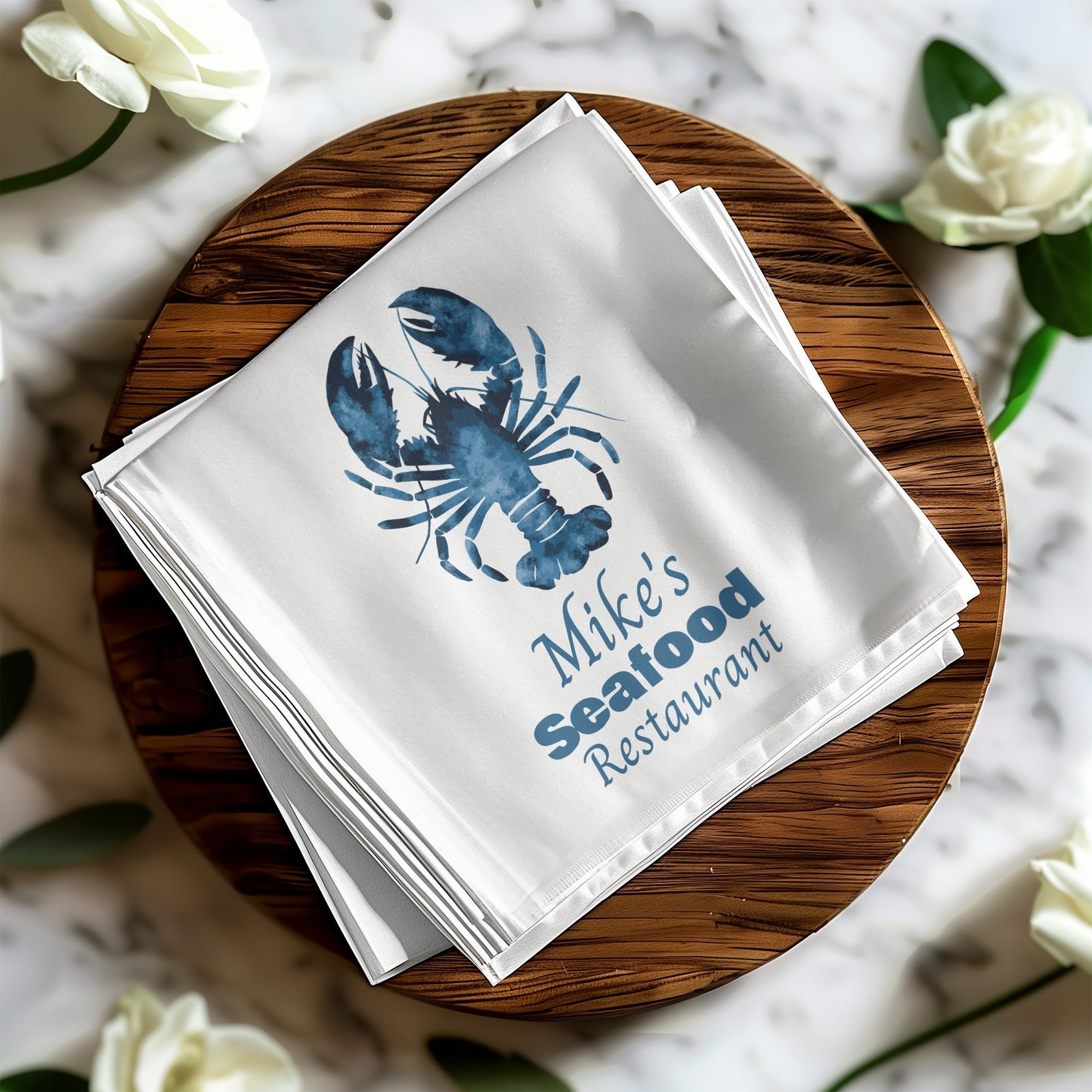 Mike's Seafood Restaurant Customized Napkin product