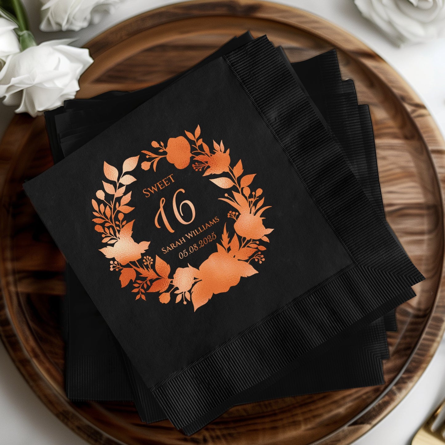 Sweet 16 Personalized Party Napkins Product