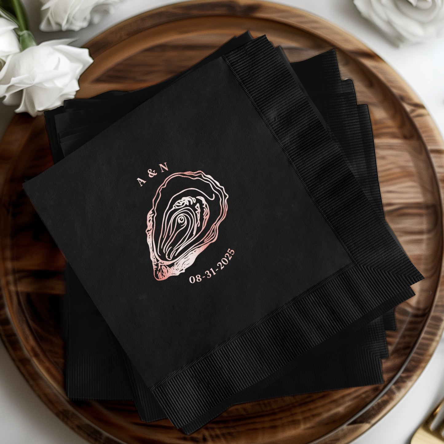 Personalized Wedding Date Initials Event Napkins product type
