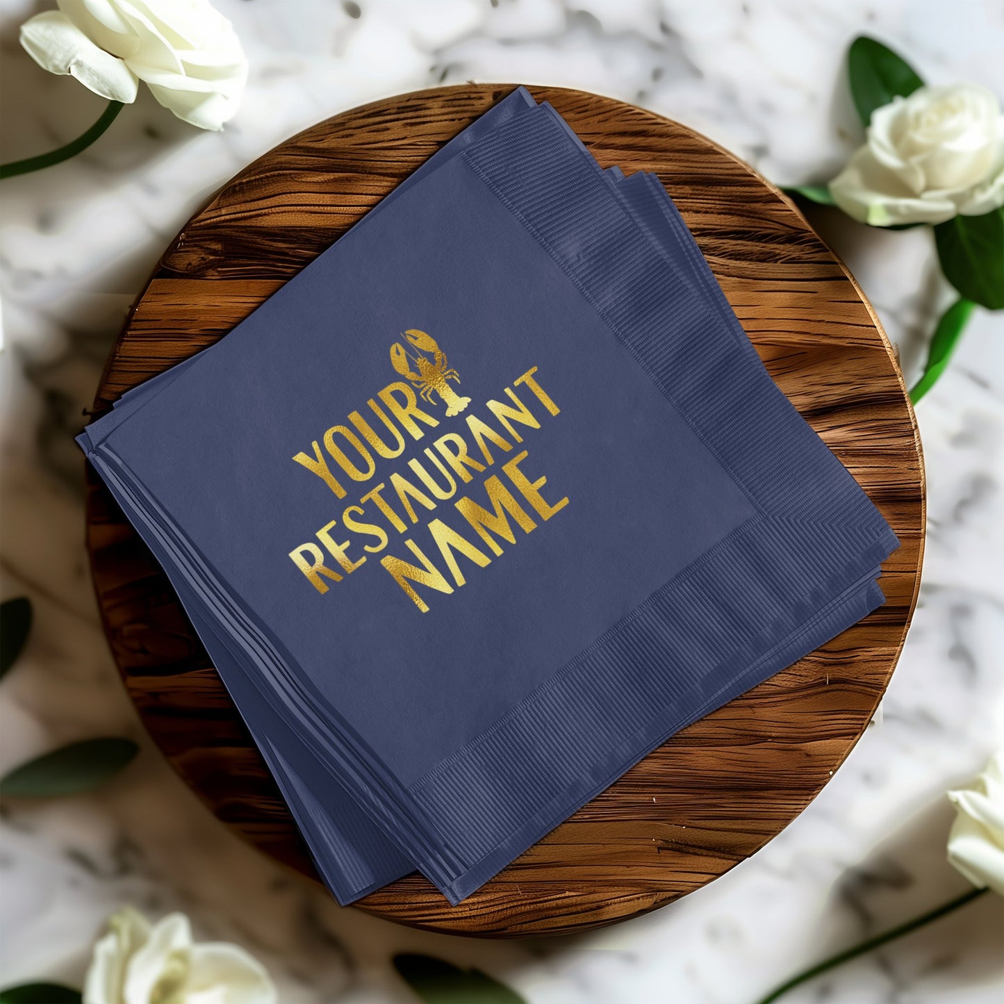 Custom Printed Napkins with Your Restaurant Name product type