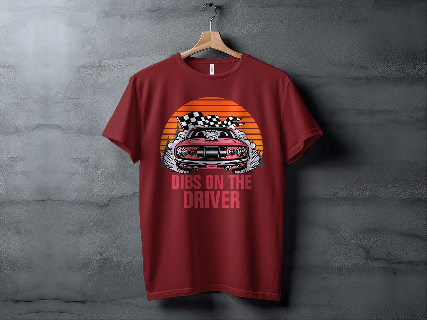 Dibs On The Driver T-shirt Classic Car Graphic product type