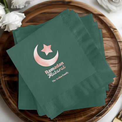 Ramadan Mubarak Green Square Paper Products product