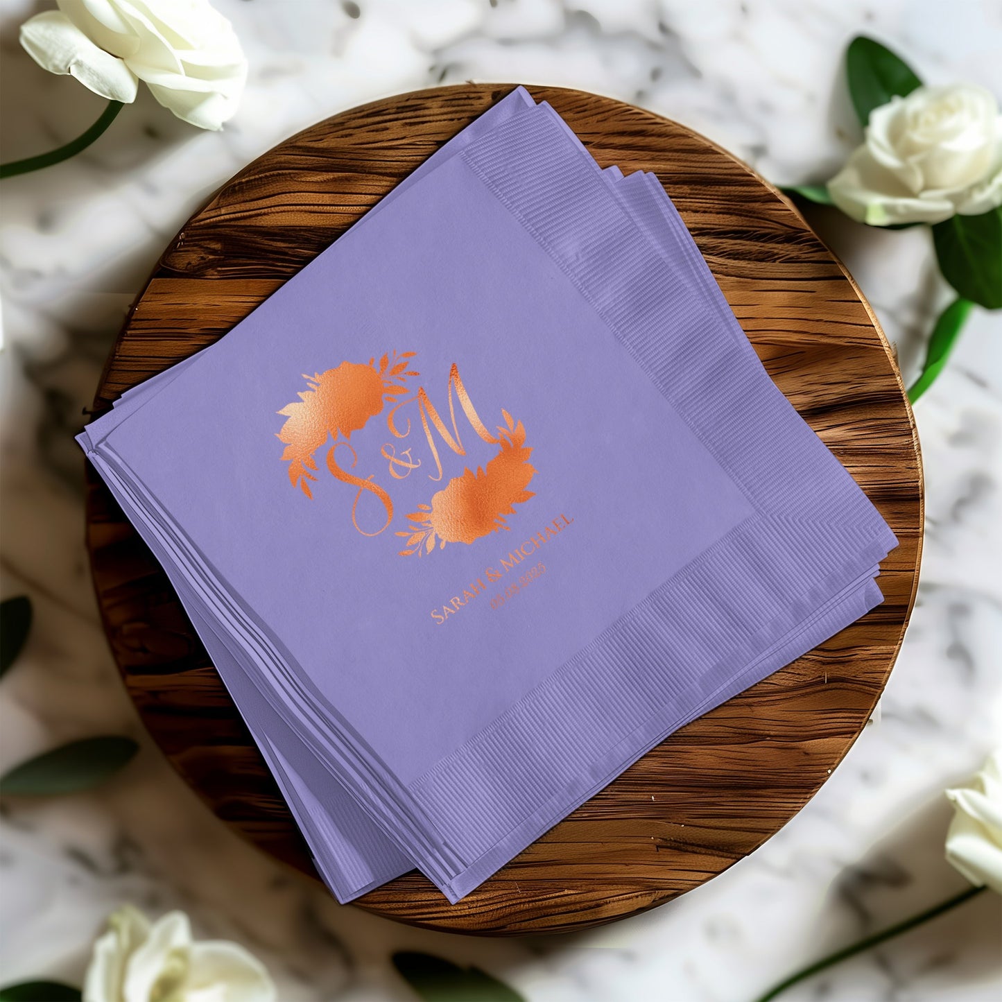 Personalized Custom Initials Design Napkins product