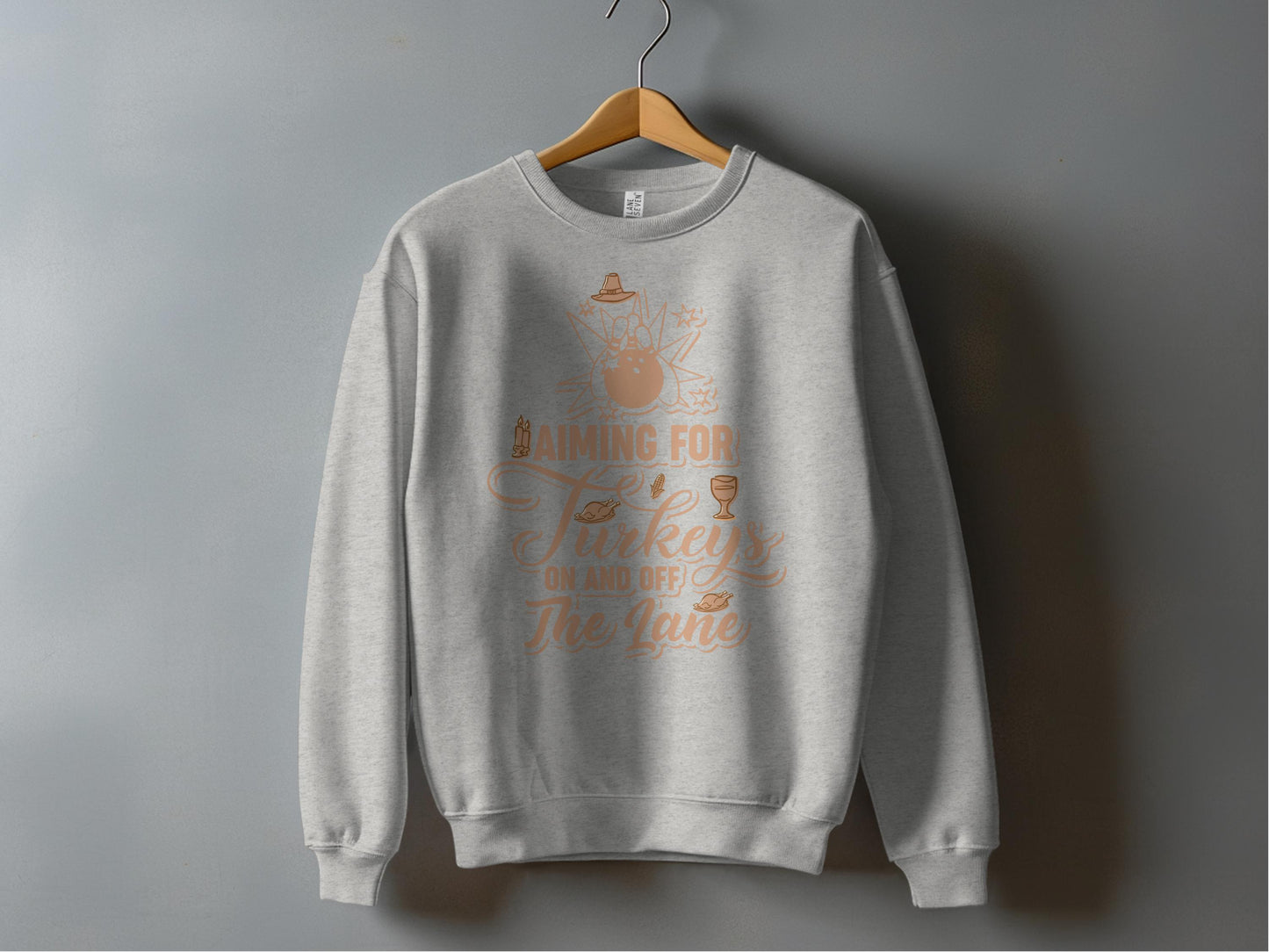 Aiming For Turkeys On and Off The Lane Sweatshirt product type