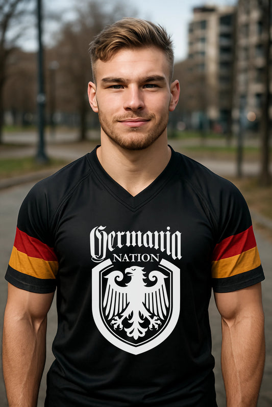 Germania Nation Unisex-Trikot mit Allover-Druck