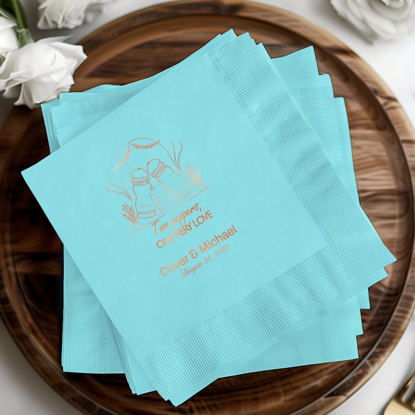 Personalized Wedding Napkins Unique Party Product