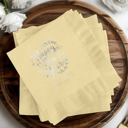 Happy New Year Party Decor Beverage Napkins product type