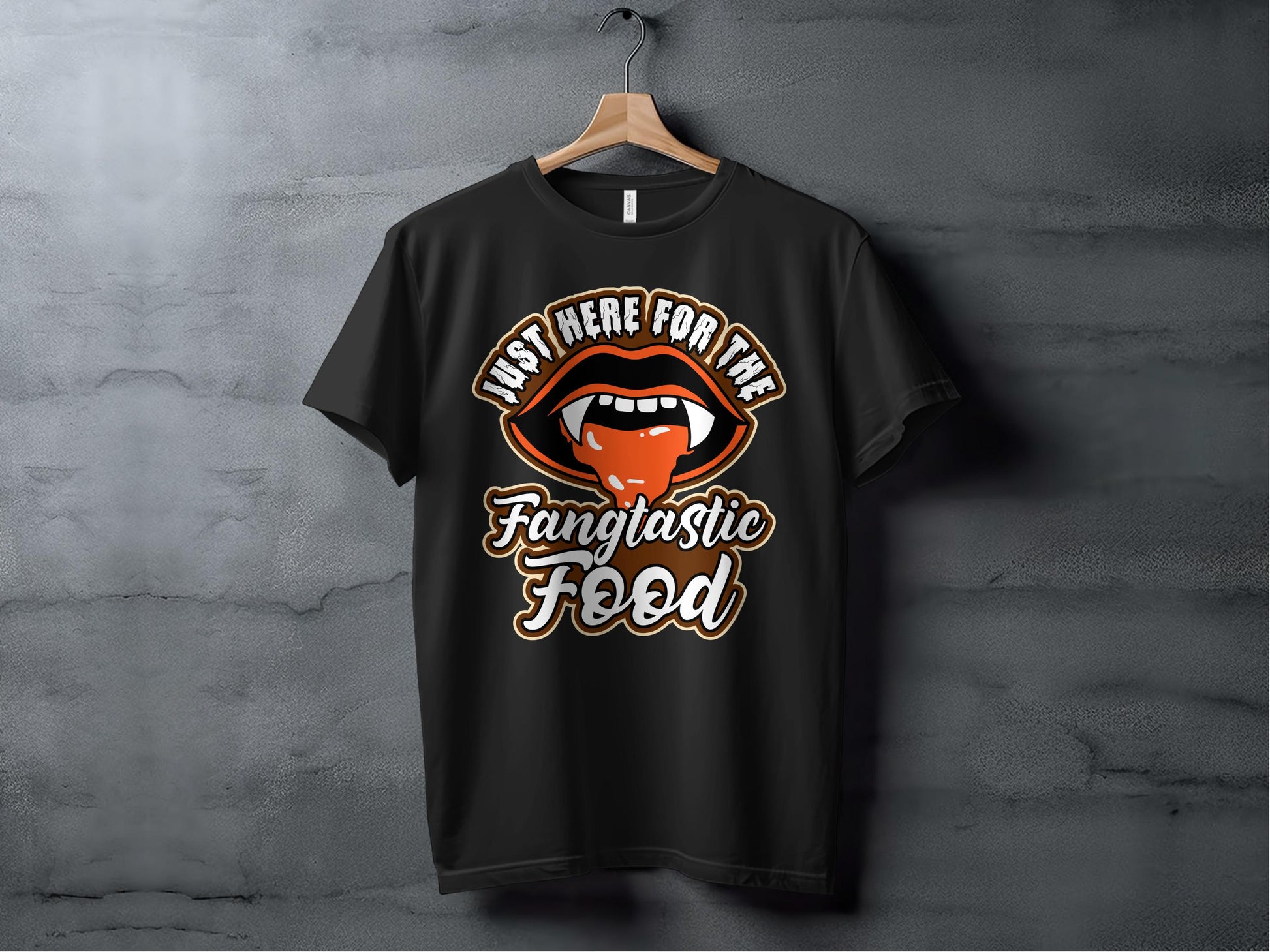 Just Here For The Fangtastic Food T-shirt product