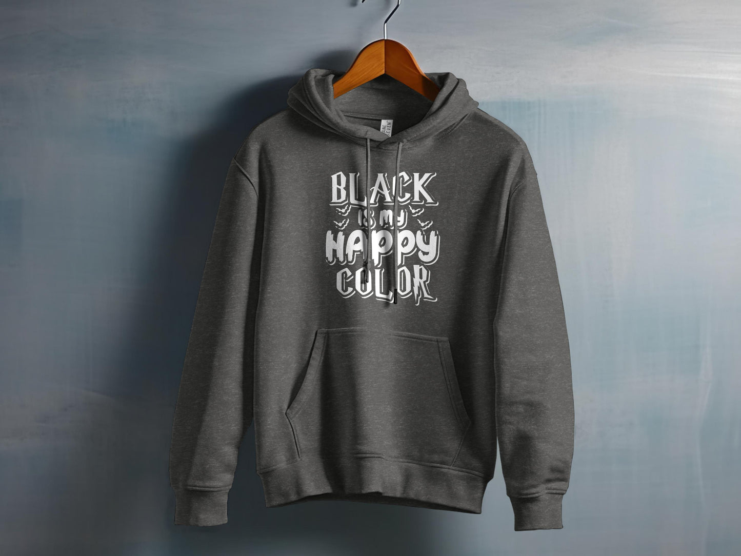 Black Is My Happy Color Hoodie product