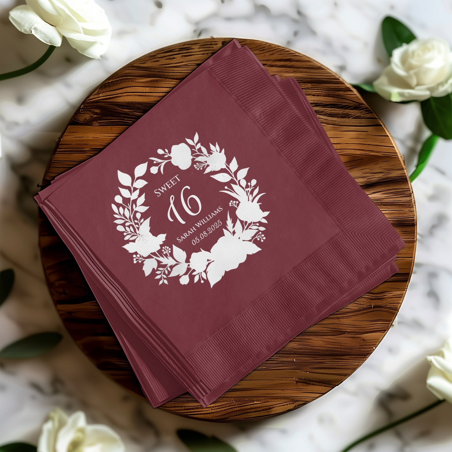 Custom Sweet 16 Personalized Party Napkins product type