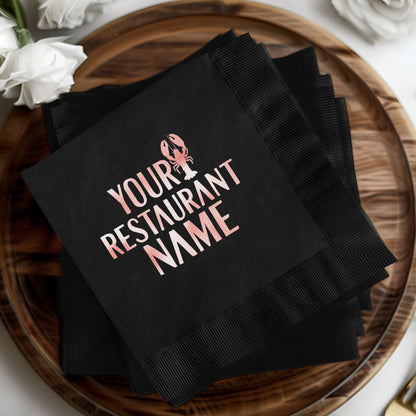 Personalized Restaurant Logo Design Custom Napkins product