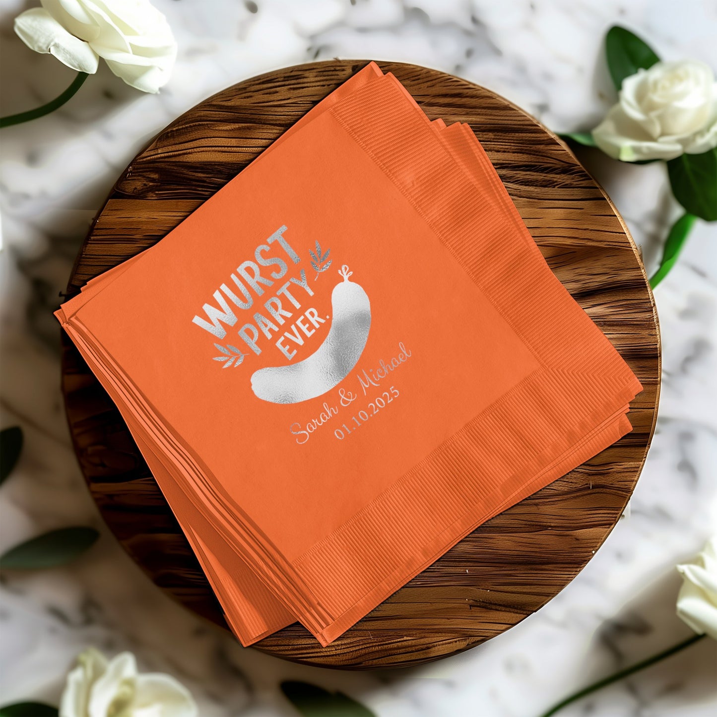 Fun WURST PARTY EVER Napkins Personalized Product