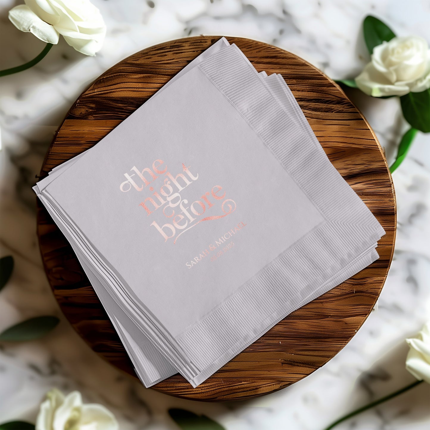 The Night Before Personalized Party Napkins product type