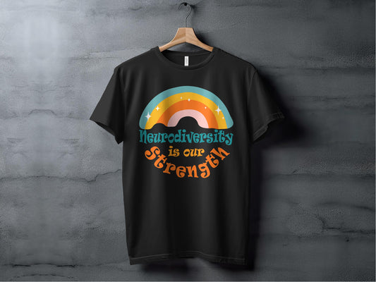 Neurodiversity is Our Strength rainbow product type