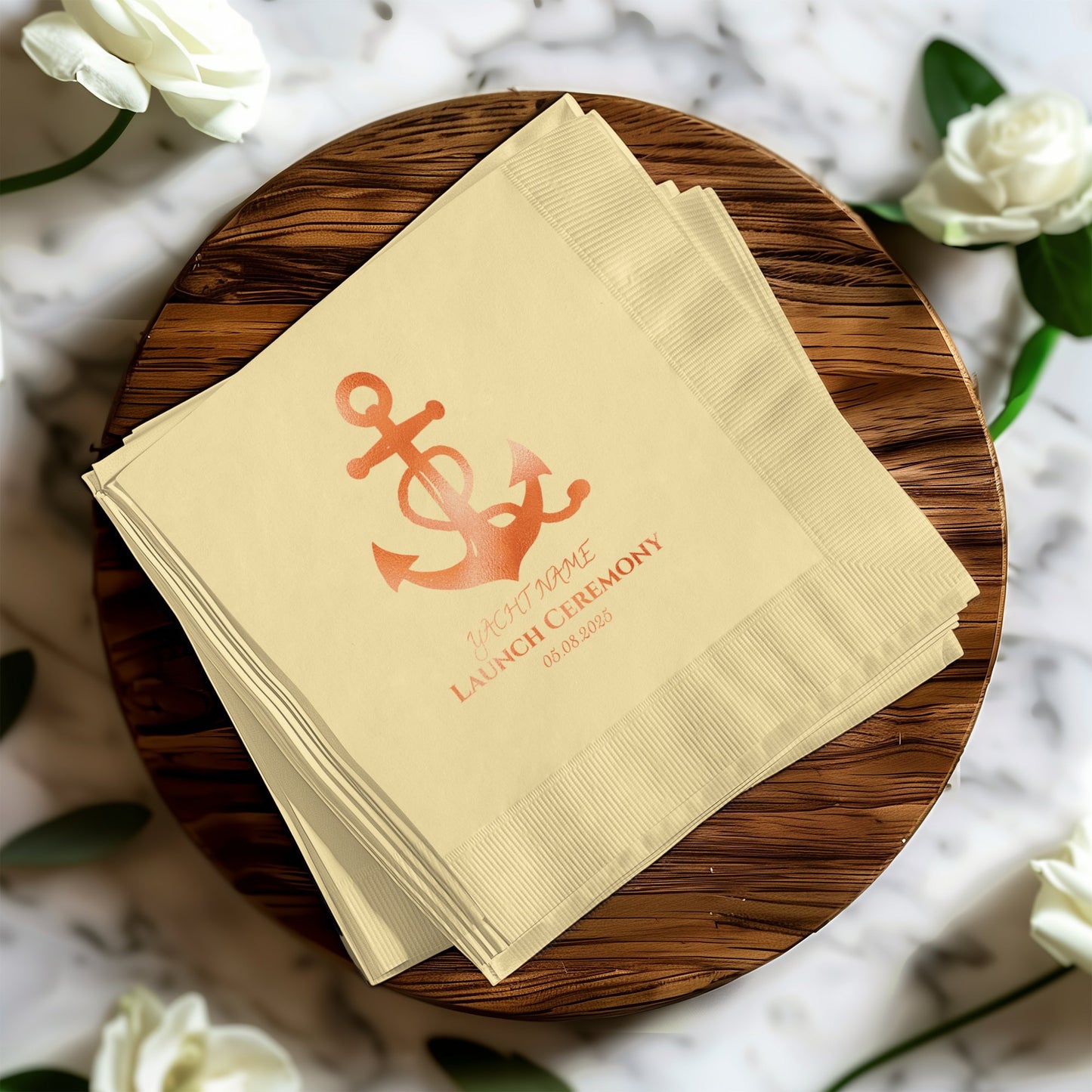 Launch Ceremony Anchor Design Party Napkins product type