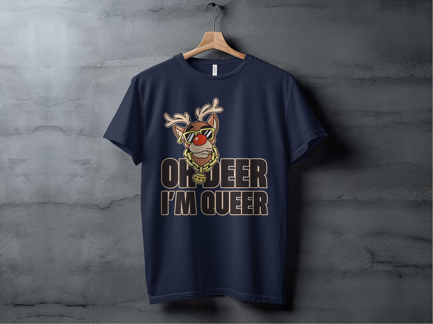 Funny Reindeer Holiday LGBTQ Pride T-Shirt product