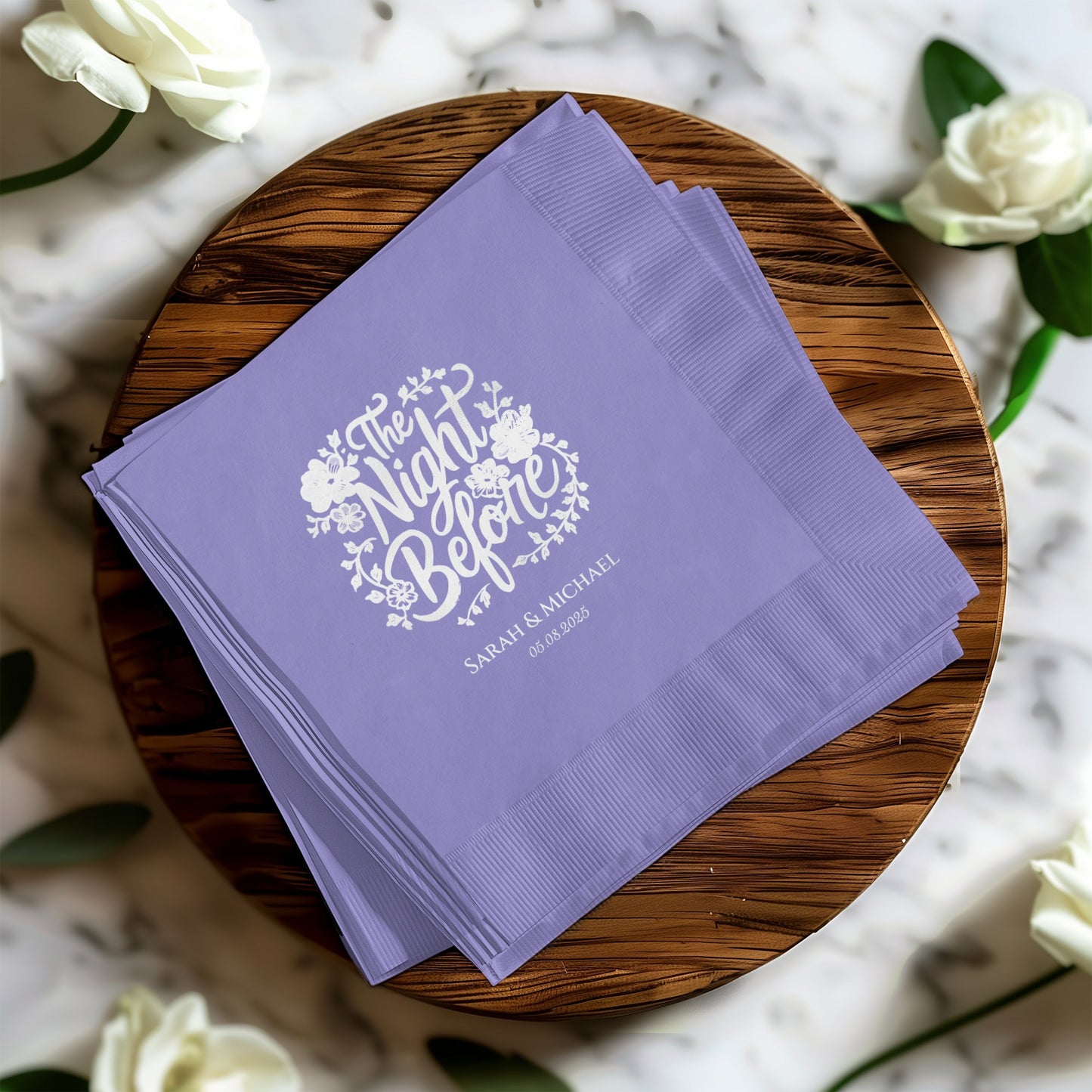 The Night Before Personalized Napkin product type