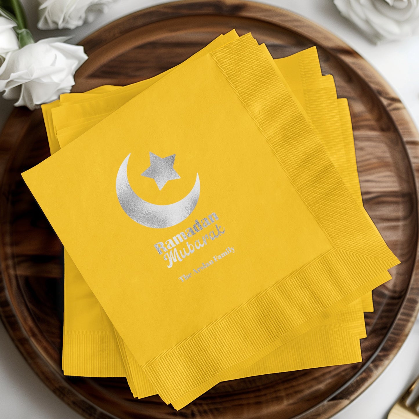 Ramadan Mubarak Printed Custom Napkin product
