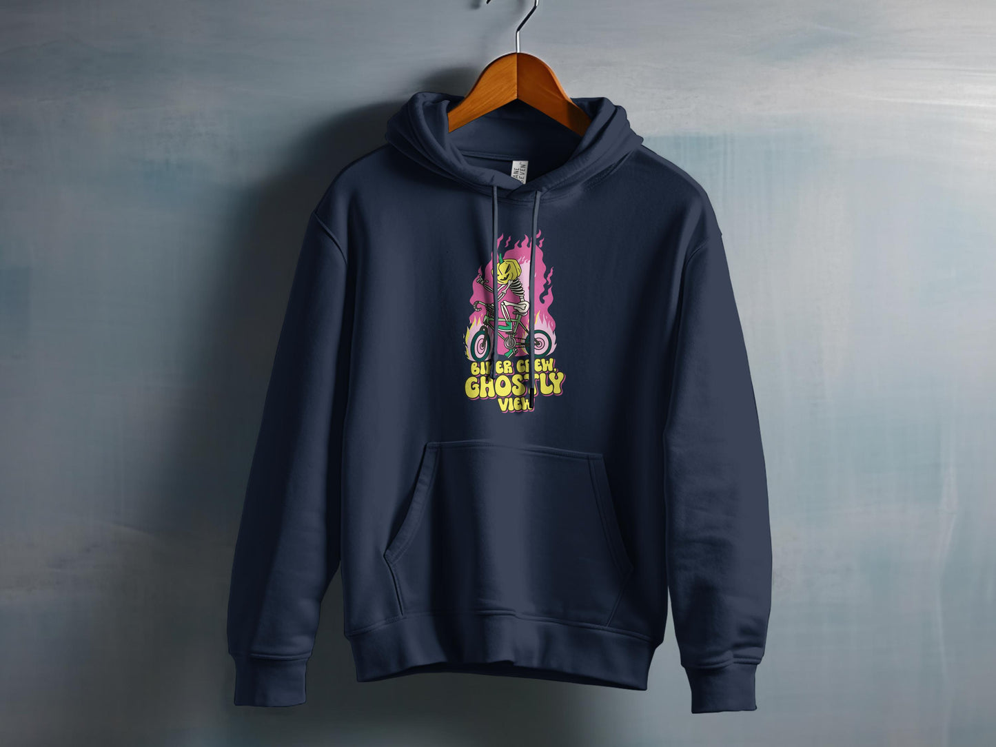 Blue Hoodie featuring Vibrant Ghostly Wear Product type