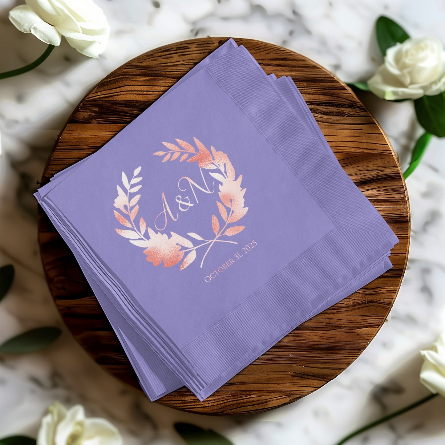 Personalized Wedding Favor Party Napkin product