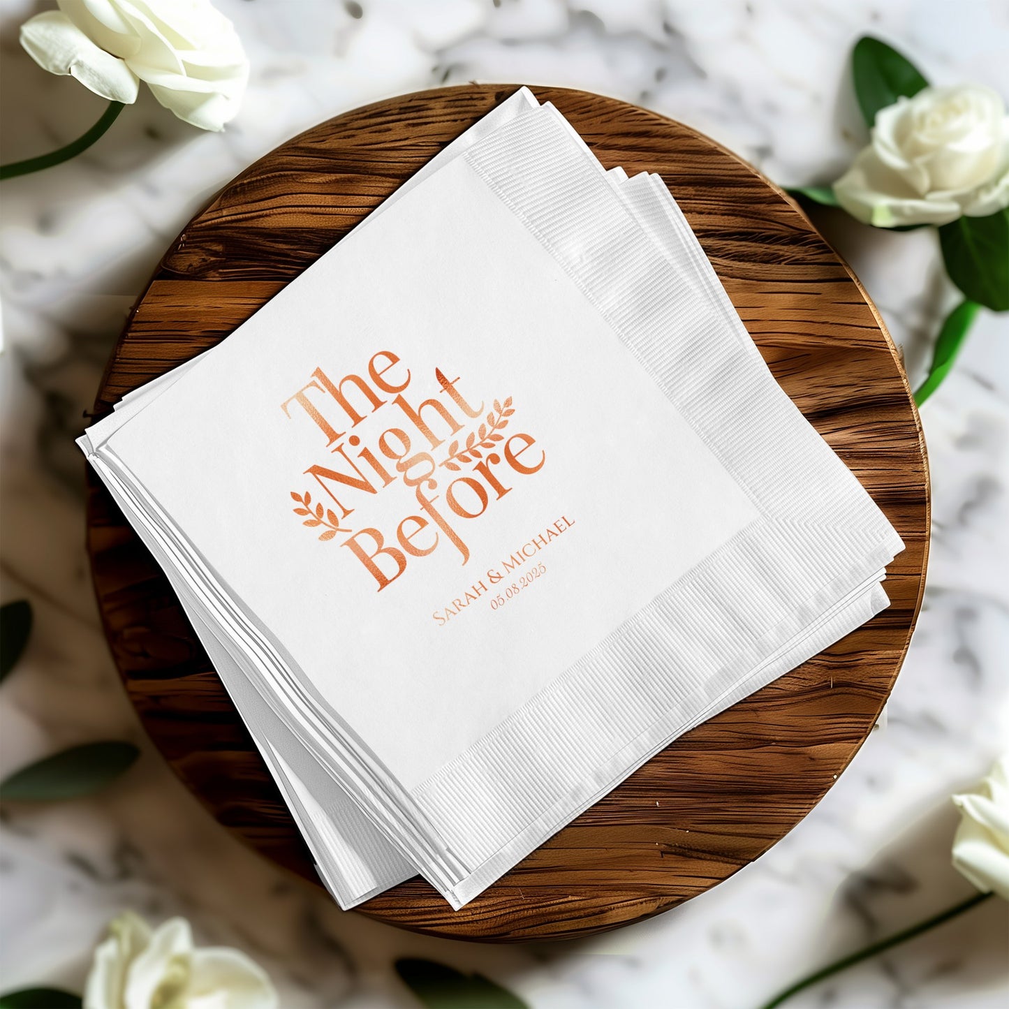 The Night Before Personalized Napkin product