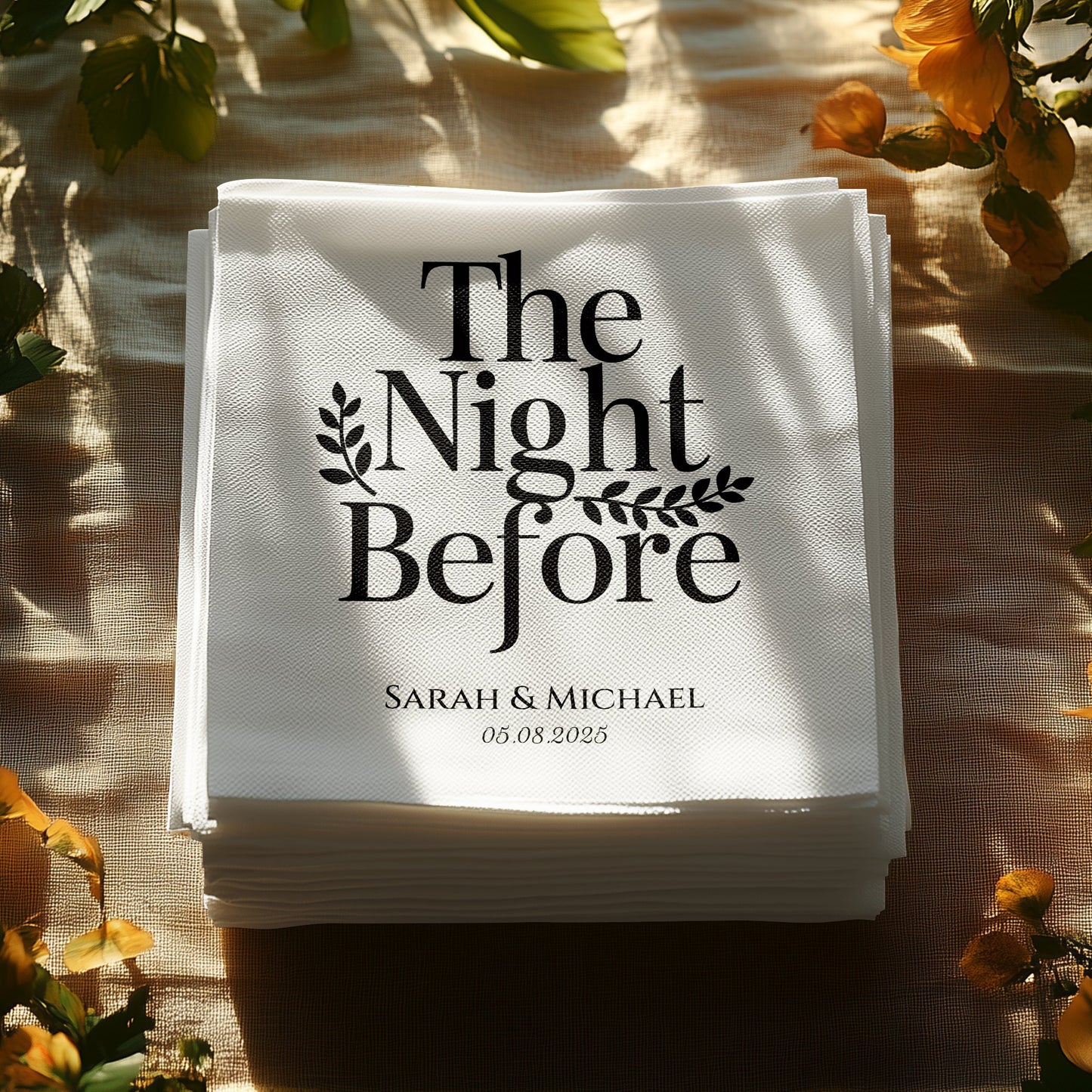The Night Before Customized Party Napkin product