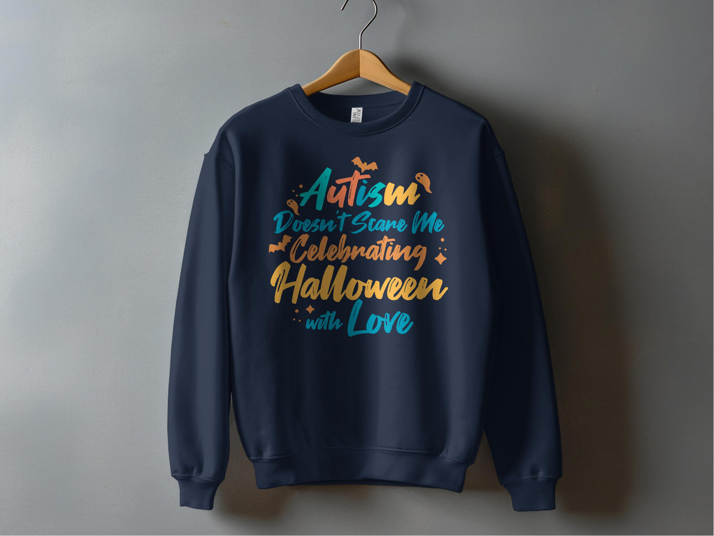 Autism Doesn't Scare Me Halloween Sweater product type