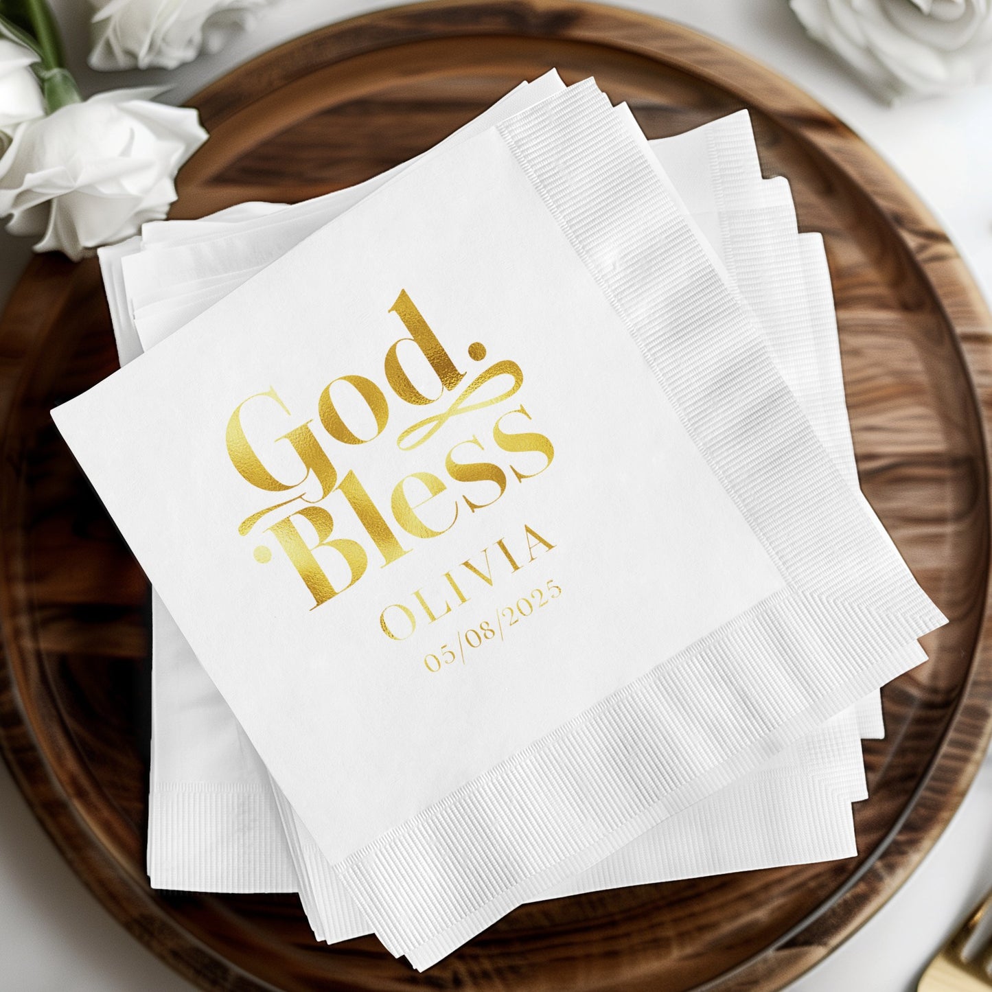 God Bless Olivia 05-08-2025 Elegant Napkin product