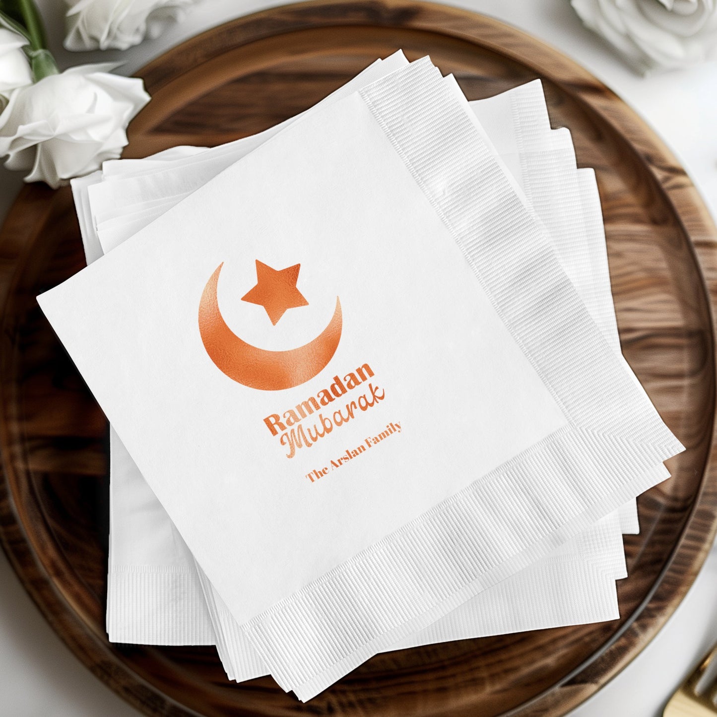 Custom Ramadan Mubarak with Star and Crescent product type