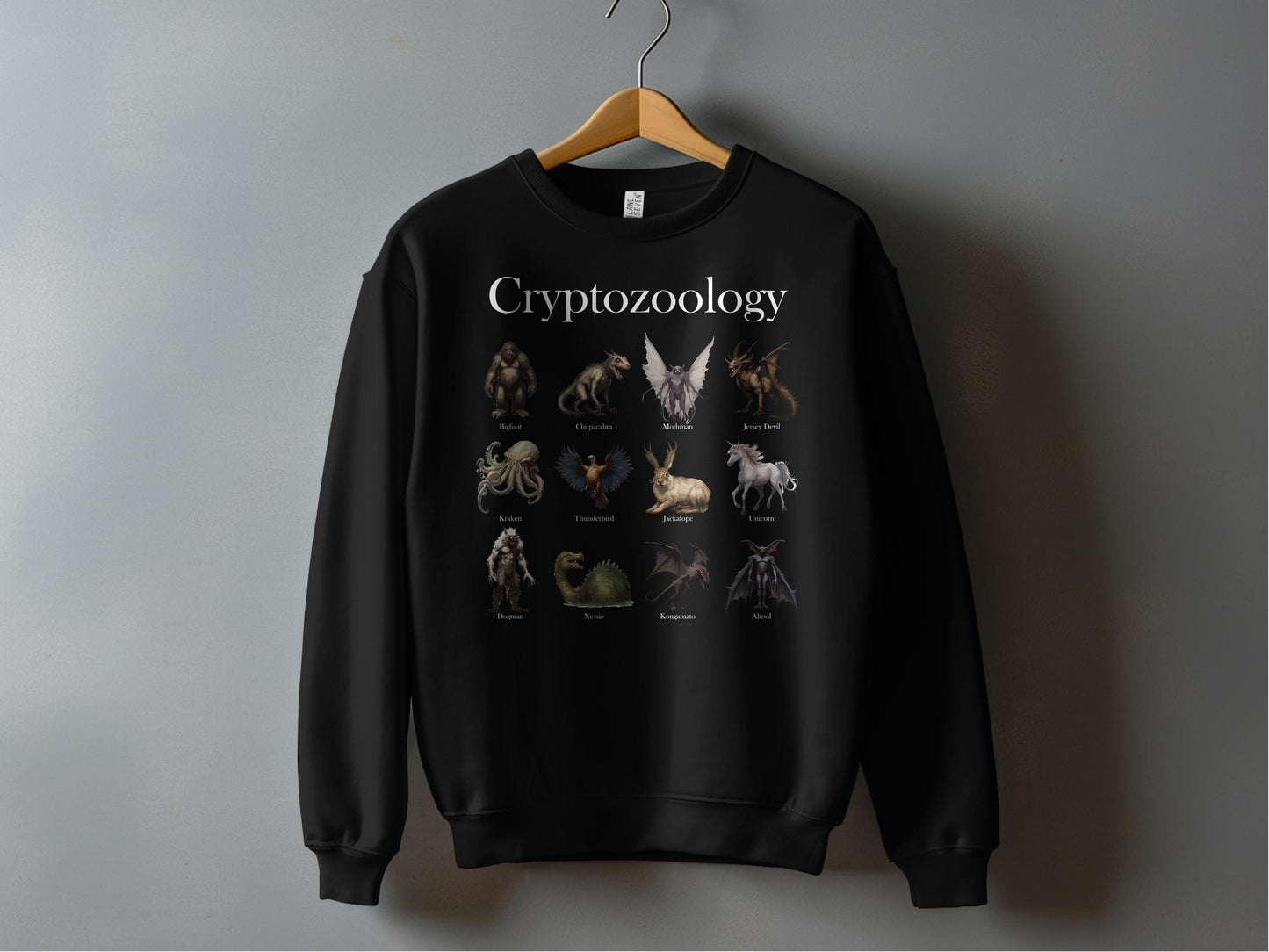Cryptozoology Creatures Graphic Sweatshirt product