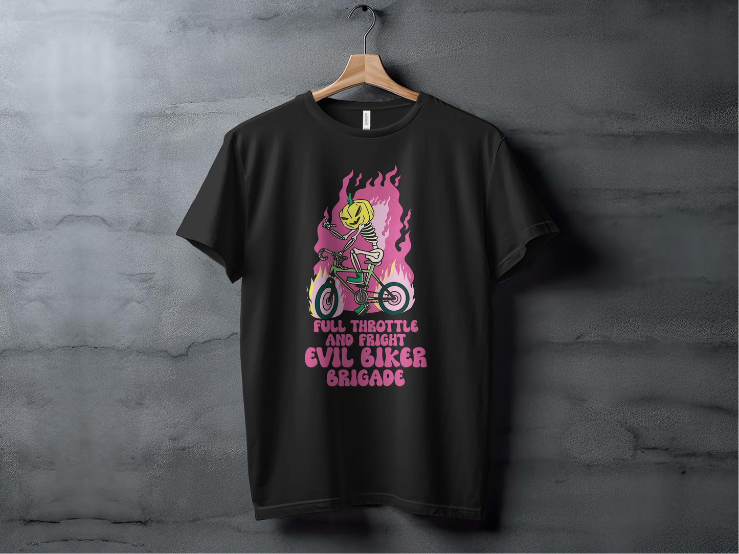 Full Throttle And Fright Evil Biker Brigade Shirt product
