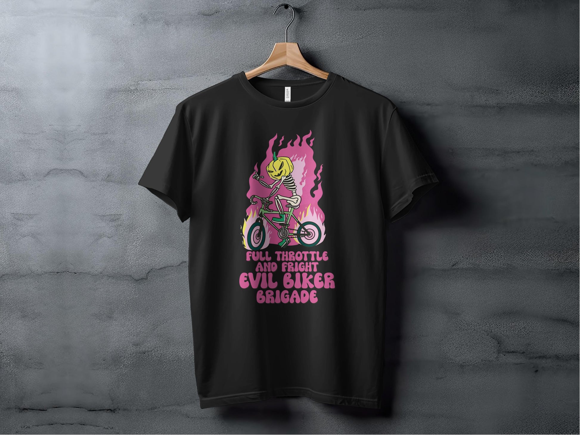 Full Throttle And Fright Evil Biker Brigade Shirt product