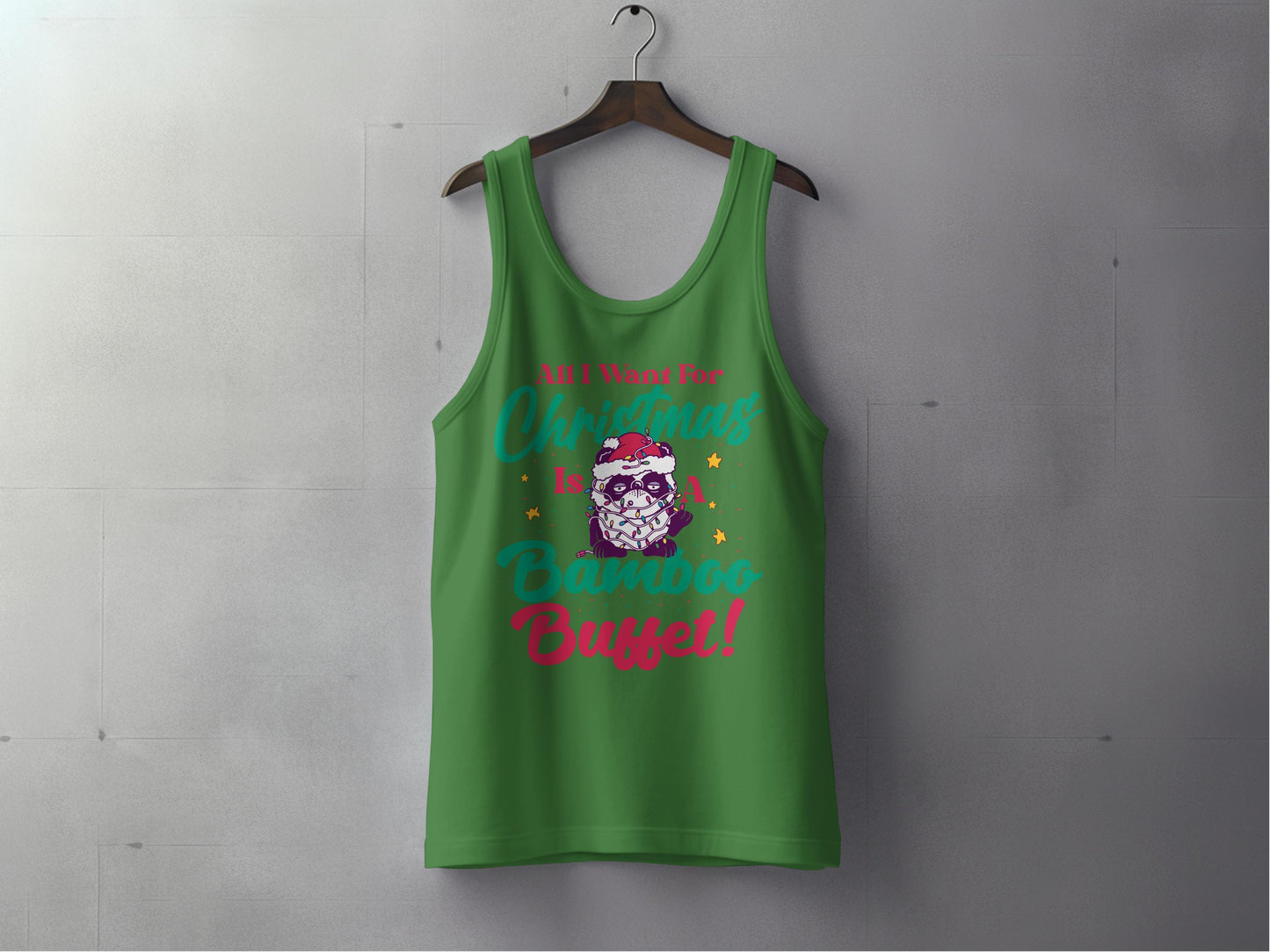 All I Want for Christmas Bamboo Buffel Tank Top Product