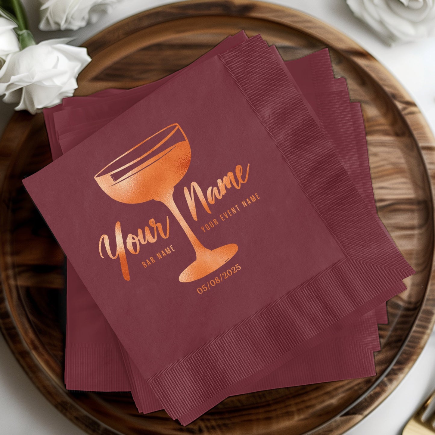 Personalized Event Cocktail Napkins product type