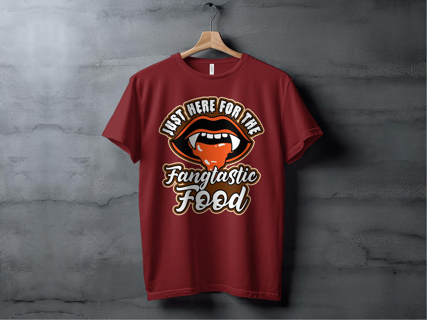 Just Here For The Fangtastic Food T-shirt product