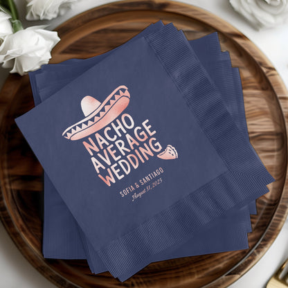 Nacho Average Wedding Personalized Napkins product