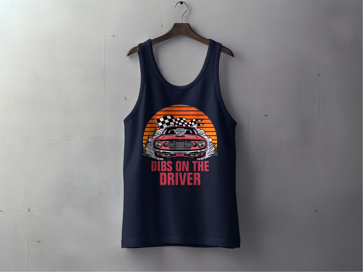 Dibs on the Driver Car Graphic Tank Top product type