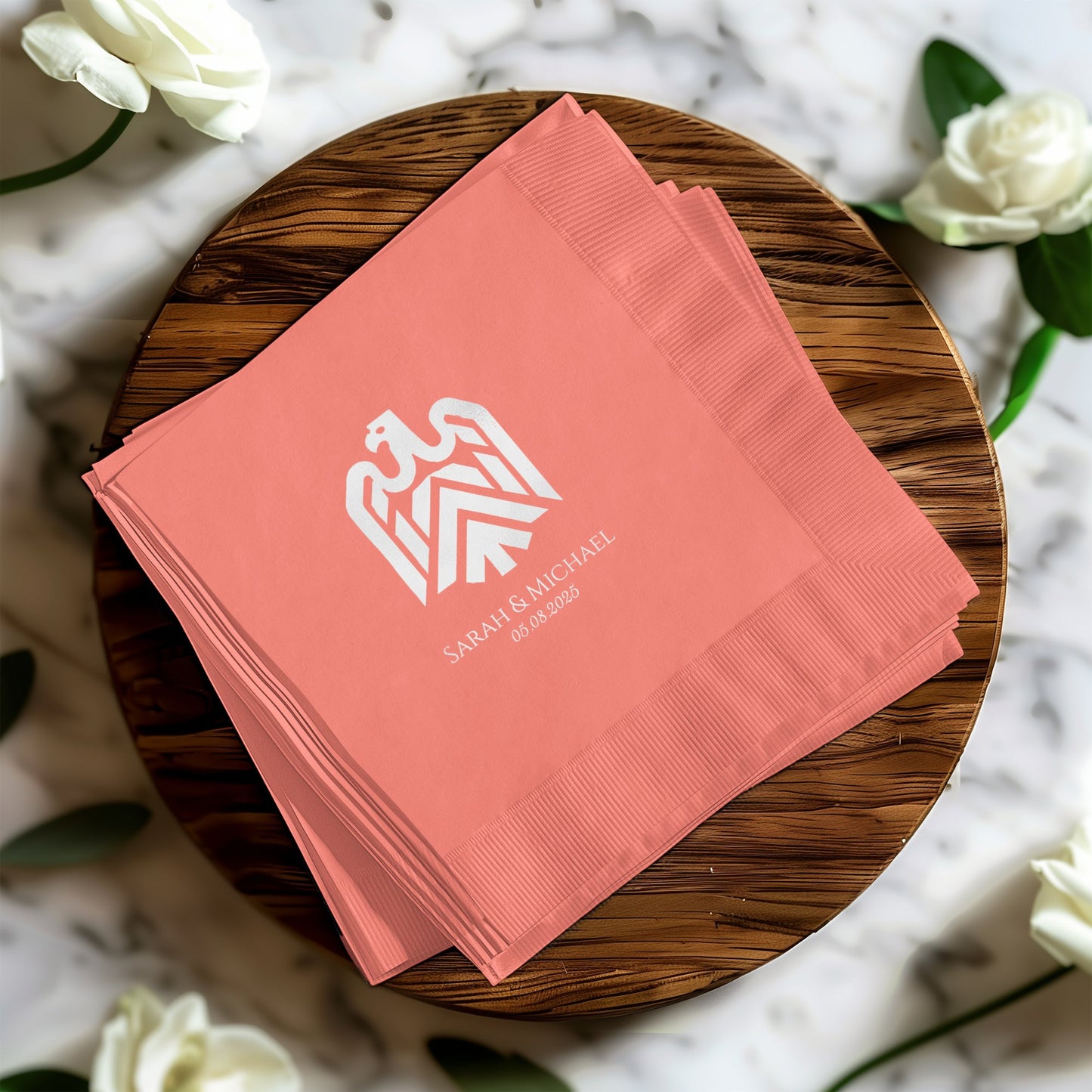 Personalized Wedding Custom Design Napkins product type