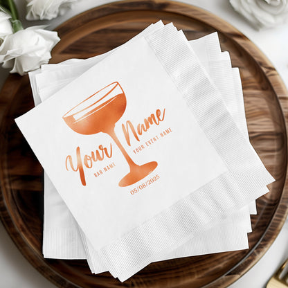 Personalized Event Name with Date Napkin product type