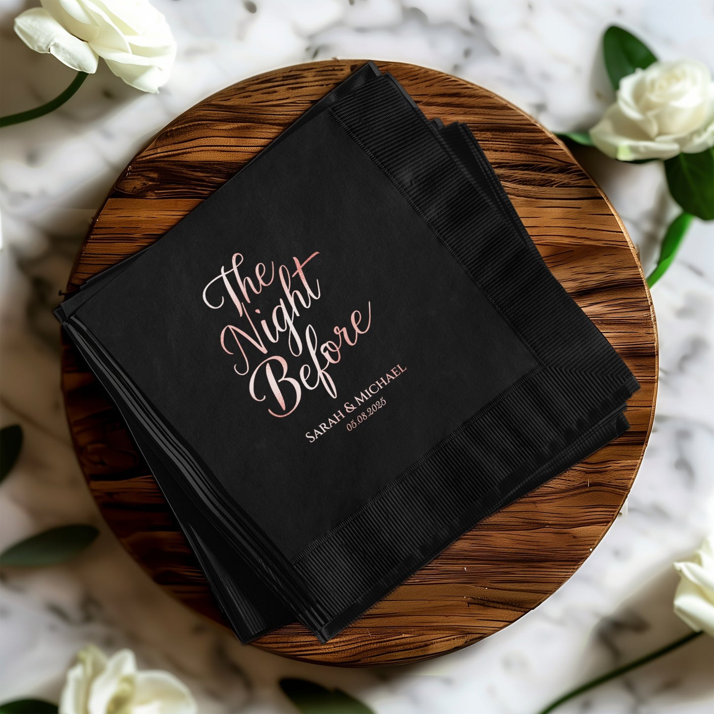 Personalized The Night Before Wedding Napkin product type