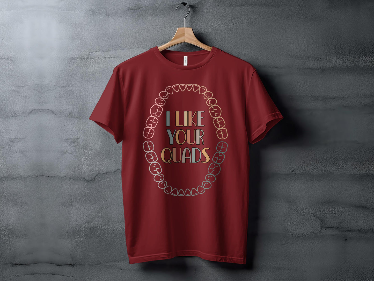 I Like Your Quads Graphic Print Red T-Shirt product