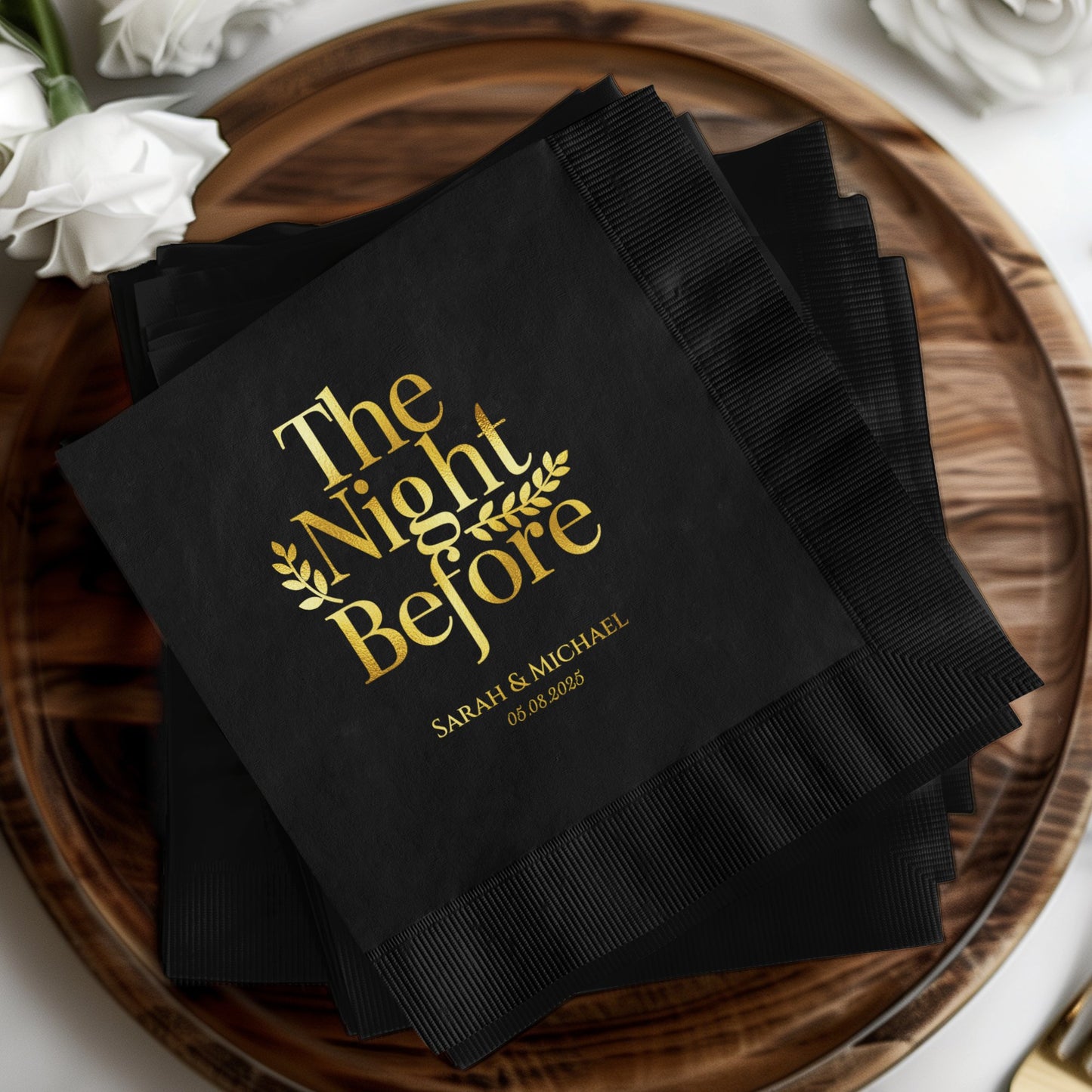 The Night Before Personalized Party Napkins product type