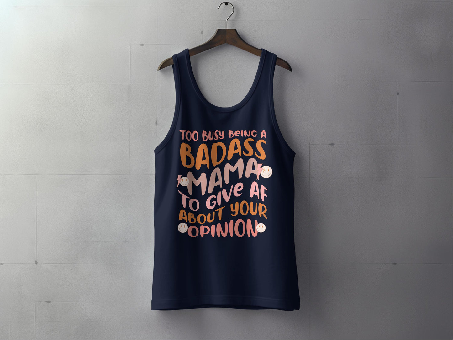 Too Busy Being A Badass Mama Tank Top Product