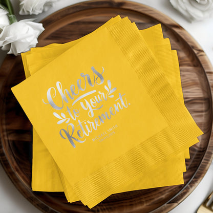 Cheers to Your Retirement Napkins product