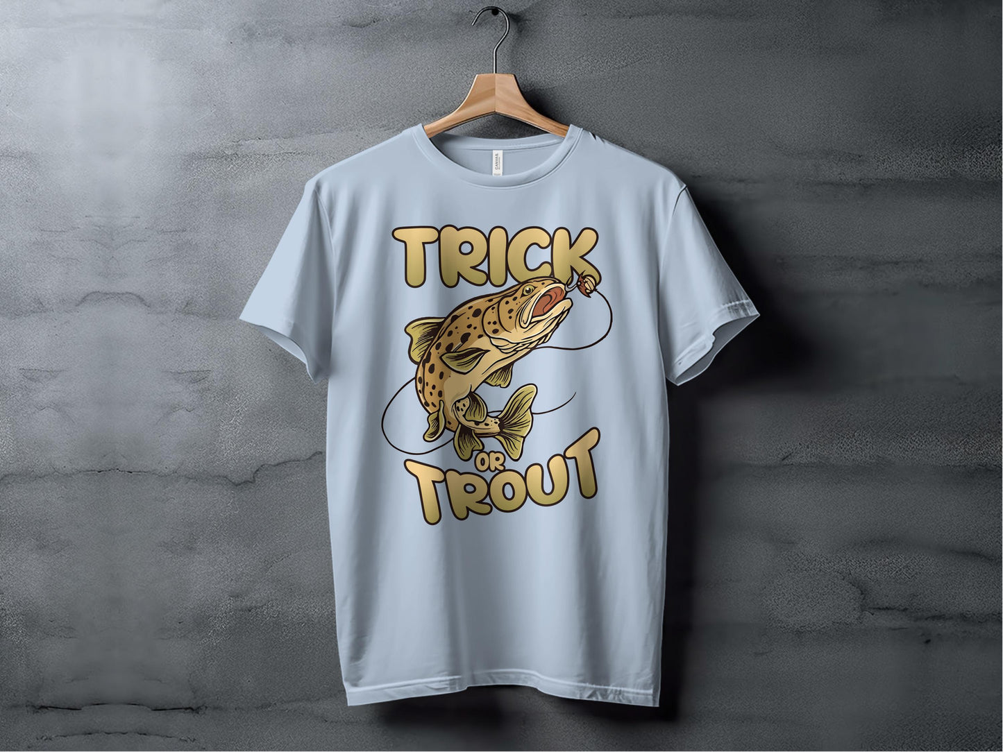 Trick or Trout Graphic Fishing T-shirt product