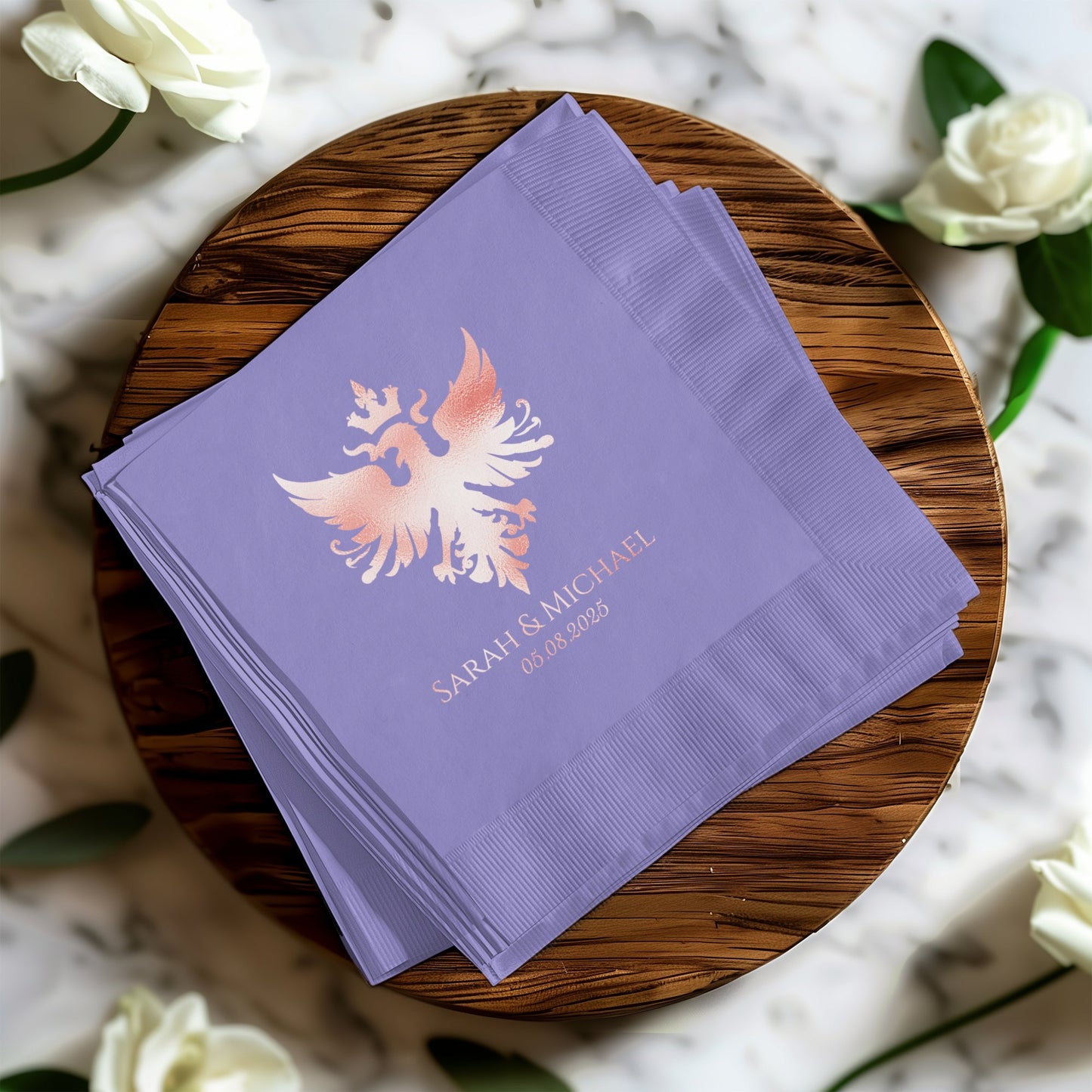Personalized Violet Event Napkins product