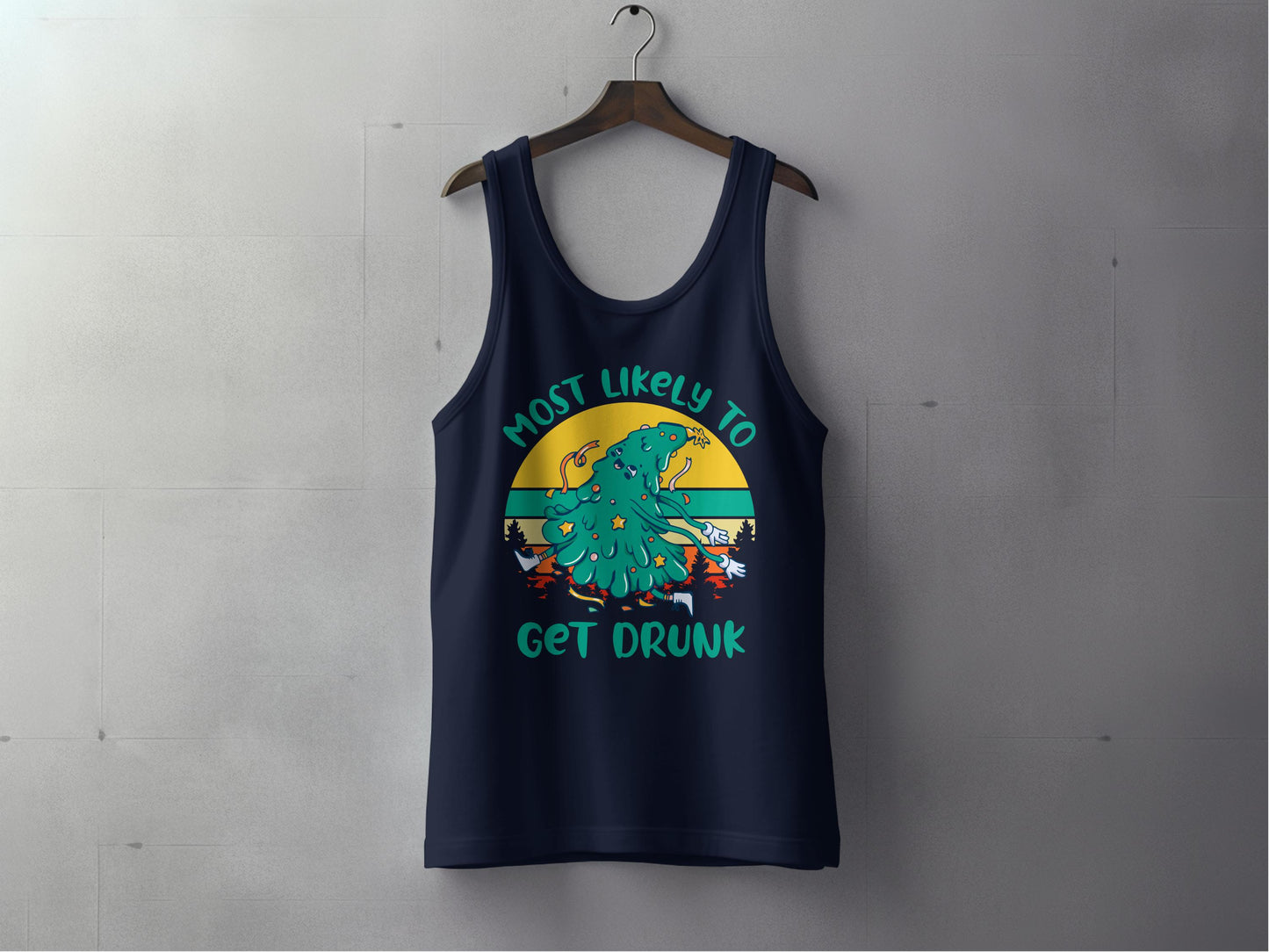 Most Likely to Get Drunk Funny Sleeveless Tank product