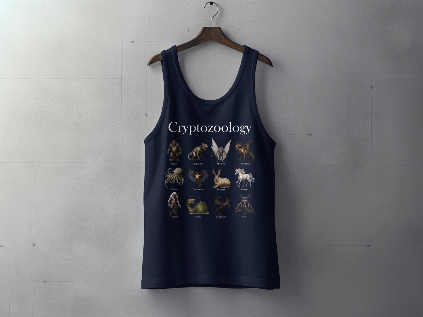 Cryptozoology Creatures Design Tank Top product type