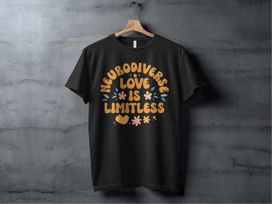 Neurodiverse Love Is Limitless Graphic T-Shirt product