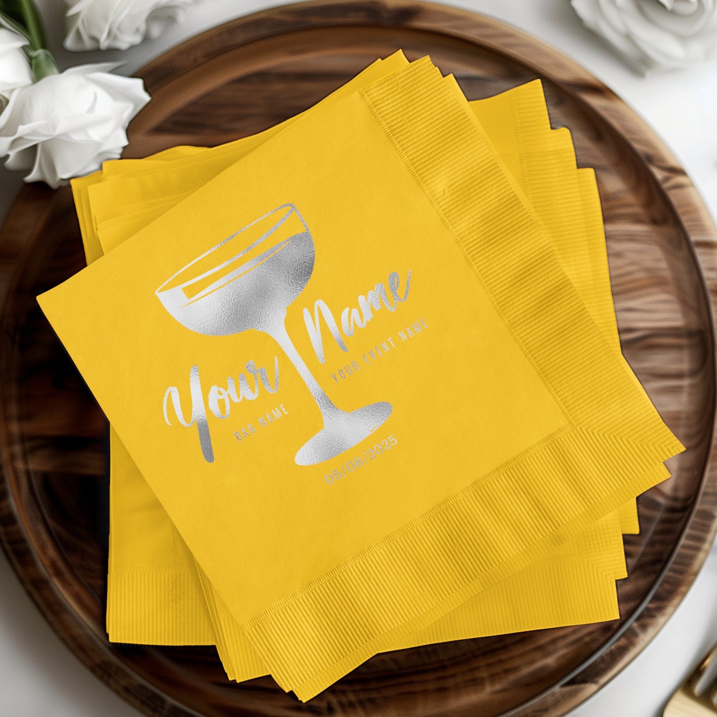 Personalized Cocktail Party Napkins Unique Product